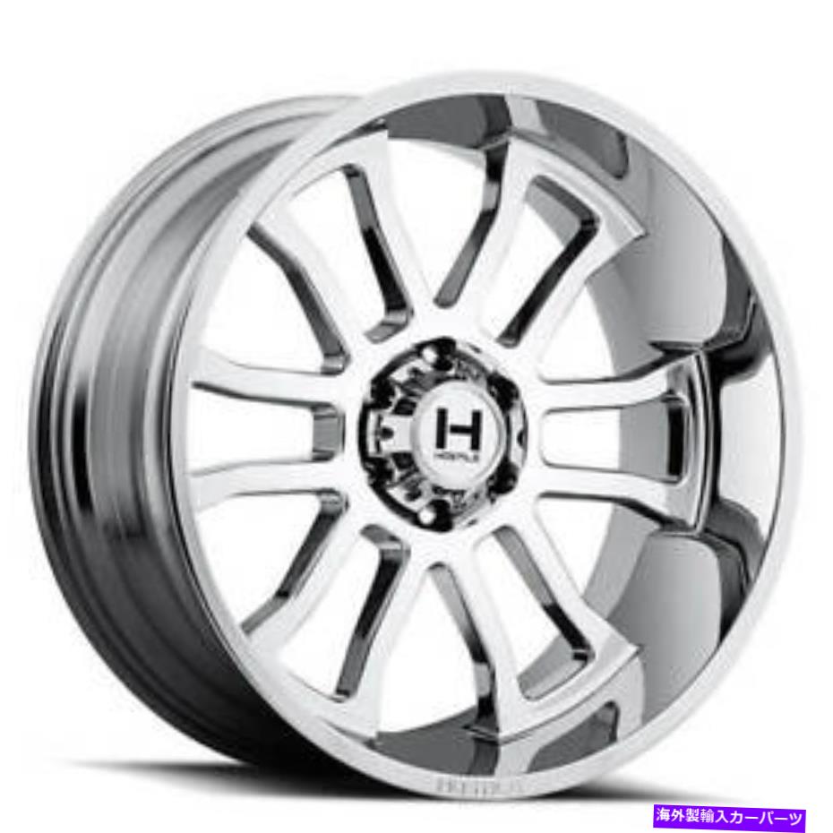 ホイール　4本セット （4）20x10敵対的ホイールH107ガントレットアーマーメッキ（Chrome）道路から離れたところ（B2） (4) 20x10 Hostile Wheels H107 Gauntlet Armor Plated (Chrome) Off Road(B2)