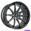 ホイール 4本セット (4)20 "ずらしたRohanaWheels RC10マットグラファイトリム(B30) (4) 20" Staggered Rohana Wheels RC10 Matte Graphite Rims (B30)