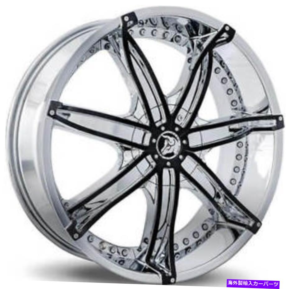 (4) 22x8.5" Diablo Wheels DNA Chrome with Black Insert Rims (B45)カテゴリホイール　4本セット状態新品メーカー車種発送詳細全国一律 送料無料 （※北海道、沖縄、離島は省く）商品詳細輸入商品の為、英語表記となります。Condition: NewSIZES: 22x8.5BOLT PATTERN: 5x108 to 6x139 (According to Vehicle)OFFSET: Low to High (According to Vehicle)QUANTITY: 4 pcs (1 set)LUGS and LOCKS: Not IncludedBrand: DiabloType: DNAManufacturer Part Number: DiabloDB008-1Surface Finish: Chrome with Black Insert《ご注文前にご確認ください》■海外輸入品の為、NC・NRでお願い致します。■取り付け説明書は基本的に付属しておりません。お取付に関しましては専門の業者様とご相談お願いいたします。■通常2〜4週間でのお届けを予定をしておりますが、天候、通関、国際事情により輸送便の遅延が発生する可能性や、仕入・輸送費高騰や通関診査追加等による価格のご相談の可能性もございますことご了承いただいております。■海外メーカーの注文状況次第では在庫切れの場合もございます。その場合は弊社都合にてキャンセルとなります。■配送遅延、商品違い等によってお客様に追加料金が発生した場合や取付け時に必要な加工費や追加部品等の、商品代金以外の弊社へのご請求には一切応じかねます。■弊社は海外パーツの輸入販売業のため、製品のお取り付けや加工についてのサポートは行っておりません。専門店様と解決をお願いしております。■大型商品に関しましては、配送会社の規定により個人宅への配送が困難な場合がございます。その場合は、会社や倉庫、最寄りの営業所での受け取りをお願いする場合がございます。■輸入消費税が追加課税される場合もございます。その場合はお客様側で輸入業者へ輸入消費税のお支払いのご負担をお願いする場合がございます。■商品説明文中に英語にて”保証”関する記載があっても適応はされませんのでご了承ください。■海外倉庫から到着した製品を、再度国内で検品を行い、日本郵便または佐川急便にて発送となります。■初期不良の場合は商品到着後7日以内にご連絡下さいませ。■輸入商品のためイメージ違いやご注文間違い当のお客様都合ご返品はお断りをさせていただいておりますが、弊社条件を満たしている場合はご購入金額の30％の手数料を頂いた場合に限りご返品をお受けできる場合もございます。(ご注文と同時に商品のお取り寄せが開始するため)（30％の内訳は、海外返送費用・関税・消費全負担分となります）■USパーツの輸入代行も行っておりますので、ショップに掲載されていない商品でもお探しする事が可能です。お気軽にお問い合わせ下さいませ。[輸入お取り寄せ品においてのご返品制度・保証制度等、弊社販売条件ページに詳細の記載がございますのでご覧くださいませ]&nbsp;