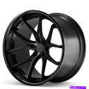 ホイール 4本セット （4）20x8.5/20x10.5 フェラーダホイールFR2マットブラックと光沢のある黒い唇（B32） (4) 20x8.5/20x10.5 Ferrada Wheels FR2 Matte Black with Gloss Black Lip(B32)