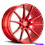 ホイール　4本セット （4）19 "Savini Wheels BM12カスタムブラッシングレッドリム（B10） (4) 19" Savini Wheels BM12 Custom Brushed Red Rims (B10)