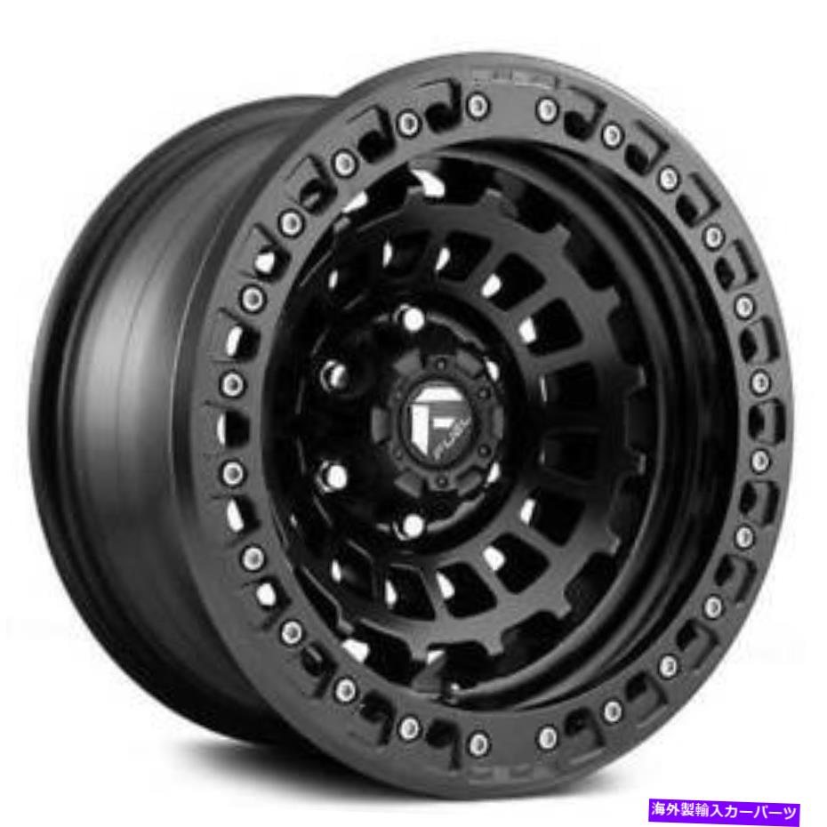 (4) 17" Fuel Wheels D101 Zephyr Beadlock Matte Black Off Road Rims (B47)カテゴリホイール　4本セット状態新品メーカー車種発送詳細全国一律 送料無料 （※北海道、沖縄、離島は省く）商品詳細輸入商品の為、英語表記となります。Condition: NewSIZES: 17x9BOLT PATTERN: 5 Lugs/6 LugsOFFSET: -38mm/-15mmQUANTITY: 4 pcs (1 set)LUGS and LOCKS: Not IncludedBrand: FuelType: Off RoadManufacturer Part Number: FuelFL-174-1Surface Finish: Matte Black《ご注文前にご確認ください》■海外輸入品の為、NC・NRでお願い致します。■取り付け説明書は基本的に付属しておりません。お取付に関しましては専門の業者様とご相談お願いいたします。■通常2〜4週間でのお届けを予定をしておりますが、天候、通関、国際事情により輸送便の遅延が発生する可能性や、仕入・輸送費高騰や通関診査追加等による価格のご相談の可能性もございますことご了承いただいております。■海外メーカーの注文状況次第では在庫切れの場合もございます。その場合は弊社都合にてキャンセルとなります。■配送遅延、商品違い等によってお客様に追加料金が発生した場合や取付け時に必要な加工費や追加部品等の、商品代金以外の弊社へのご請求には一切応じかねます。■弊社は海外パーツの輸入販売業のため、製品のお取り付けや加工についてのサポートは行っておりません。専門店様と解決をお願いしております。■大型商品に関しましては、配送会社の規定により個人宅への配送が困難な場合がございます。その場合は、会社や倉庫、最寄りの営業所での受け取りをお願いする場合がございます。■輸入消費税が追加課税される場合もございます。その場合はお客様側で輸入業者へ輸入消費税のお支払いのご負担をお願いする場合がございます。■商品説明文中に英語にて”保証”関する記載があっても適応はされませんのでご了承ください。■海外倉庫から到着した製品を、再度国内で検品を行い、日本郵便または佐川急便にて発送となります。■初期不良の場合は商品到着後7日以内にご連絡下さいませ。■輸入商品のためイメージ違いやご注文間違い当のお客様都合ご返品はお断りをさせていただいておりますが、弊社条件を満たしている場合はご購入金額の30％の手数料を頂いた場合に限りご返品をお受けできる場合もございます。(ご注文と同時に商品のお取り寄せが開始するため)（30％の内訳は、海外返送費用・関税・消費全負担分となります）■USパーツの輸入代行も行っておりますので、ショップに掲載されていない商品でもお探しする事が可能です。お気軽にお問い合わせ下さいませ。[輸入お取り寄せ品においてのご返品制度・保証制度等、弊社販売条件ページに詳細の記載がございますのでご覧くださいませ]&nbsp;