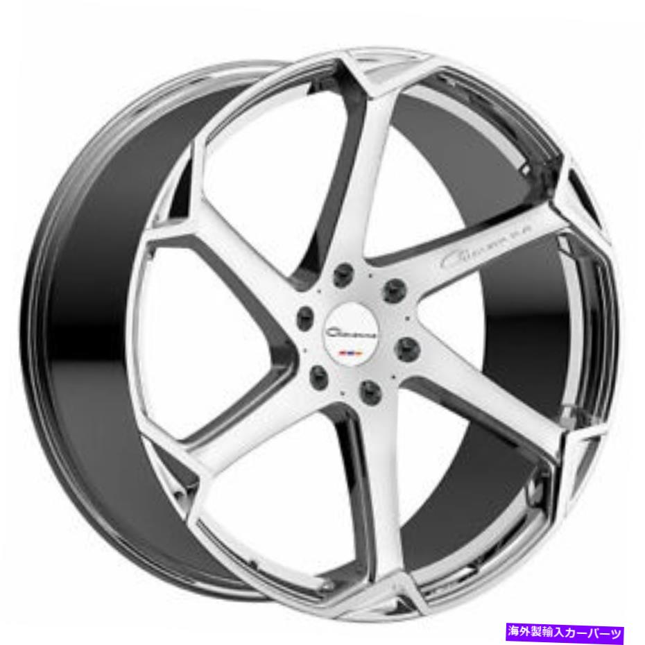 ホイール 4本セット （4）22 Giovanna Wheels Dalar-X Chrome Rims 5x120（B6） (4) 22 Giovanna Wheels Dalar-X Chrome Rims 5x120 (B6)