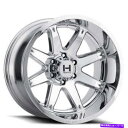 ホイール 4本セット (4)22x12敵対的なホイールH109アルファアーマーメッキ(Chrome)路上(B2) (4) 22x12 Hostile Wheels H109 Alpha Armor Plated (Chrome) Off Road(B2)(2)