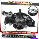 Wheel Hub Bearing トヨタシエナ2004-2010 AWDのフロント右RHホイールベアリング&ナックルアセンブリ Front Right RH Wheel Bearing & Knuckle Assembly for Toyota Sienna 2004-2010 AWD