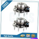 Wheel Hub Bearing シボレーシルバラードGMCシエラ1500 01-06 4WD/4x4のペアフロントホイールベアリング Pair Front ...