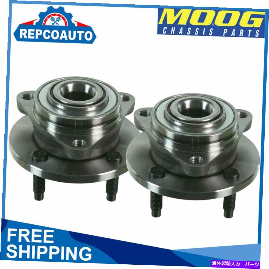 Wheel Hub Bearing ペアフロントムーグホイールベアリングハブアセンブリコバルトイオンG5追跡4ラグ Pair Front Moog Wheel Bearing Hub Assembly For Cobalt Ion G5 Pursuit 4-Lug