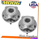 Wheel Hub Bearing 2PCS 1996年から2007年のダッジクライスラーグランドキャラバンの2PCSムーグフロントホイールベアリング&ハブ 2...