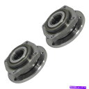 Wheel Hub Bearing 1ペアの前輪ハブ&ベアリングアセンブリ1986-1989 Saab 9000 w/o abs 1 Pair Front Wheel Hub & Bearing Assembly For 1986-1989 Saab 9000 W/O ABS(2)