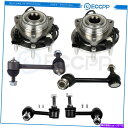 Wheel Hub Bearing 6PCSフロントステアリングスウェイバーエンドリンクリンクホイールベアリングハブ2002-2003 GMC Envoy 6Pcs Front Steering Sway Bar End Link Wheel Bearning Hub For 2002-2003 GMC Envoy(2)