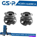Wheel Hub Bearing 04-13のトヨタハイランダーヴェンツァの後輪ベアリング&ハブアセンブリペア4WD/AWD Rear Wheel Bearing & Hub Assembly Pair 4WD/AWD for 04-13 Toyota Highlander Venza