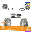 Wheel Hub Bearing フロントホンガーコートブレーキローターパッドキットホンダシビックLXと4輪腹筋 Front Wheel Bearing Co...