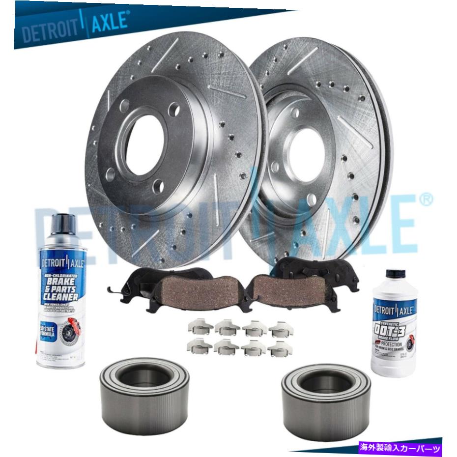 Wheel Hub Bearing 2000年から2006年の日産セントラ1.8Lのフロントドリルローターブレーキパッド +ホイ..