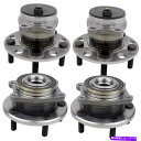 Wheel Hub Bearing (4)07-10クライスラーセブリングFWD CAのフロントおよびリアホイールベアリングハブアセンブリ (4) Front ...