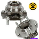 Wheel Hub Bearing ムーグフロントホイールベアリングハブペア2003 2004-2007インフィニティG35クーペRWD CA MOOG Fro...