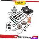 Water Pump タイミングチェーンキットVCTセレノイドカムフェイザーオイルオイルウォーターポンプ用フォード5.4L 24V Timing Chain K...