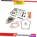 Water Pump タイミングチェーンキットタイミングカバーガスケットウォーターポンプ09-10ダッジクライスラー300 2.7 Timing Chain K...