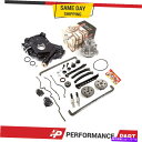Water Pump タイミングチェーンキットVCTセレノイドカムフェイザーオイルウォーターポンプ04-10フォード5.4 Timing Chain Kit V...