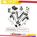 Water Pump タイミングチェーンキットVCTセレノイドカムフェイザーオイルウォーターポンプフィット07-10フォード5.4L 24V Timing Ch...