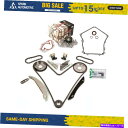 Water Pump タイミングチェーンキットタイミングカバーガスケットウォーターポンプフィット09-10ダッジクライスラー300 2.7 Timing Cha...