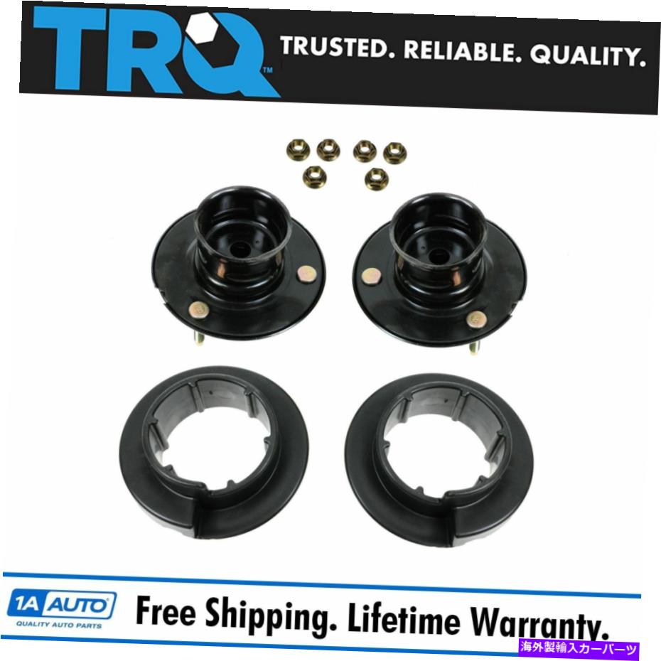 Strut Mount TRQフロントアッパーショックストラットマウントキットプラッツシルバードタホ向けスプリングシートペア TRQ Front Upper Shock Strut Mount Kit Plats Spring Seat Pair for Silverado Tahoe