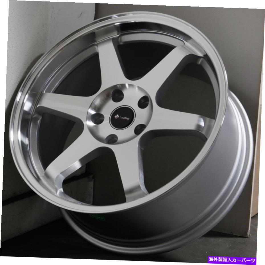 ホイール　4本セット 18x9.5シルバーホイールVORS TR37 5x108 22（4のセット）73.1 18x9.5 Silver Wheels Vors TR37 5x108 22 (Set of 4) 73.1