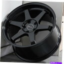 ホイール 4本セット 18x8.5/18x9.5ブラックホイールVORS TR37 5x120 35/35(4のセット)73.1 18x8.5/18x9.5 Black Wheels Vors TR37 5x120 35/35 (Set of 4) 73.1(2)
