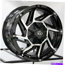 ホイール 4本セット 18x9ブラック機械加工ホイールビジョン422 Prowler 6x135 12(4のセット)87.1 New 18x9 Black Machined Wheels Vision 422 Prowler 6x135 12 (Set of 4) 87.1 New(2)