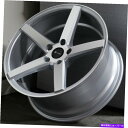 ホイール 4本セット 18x8.5シルバーホイールVORS TR5 5x108 35(4のセット)73.1 18x8.5 Silver Wheels Vors ...