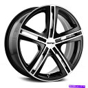 ホイール 4本セット 16x7ブラック機械加工リップホイールツールレン3262 TR62 5x100/5x114.3 40(4のセット)72。 16x7 Black Machined Lip Wheels Touren 3262 TR62 5x100/5x114.3 40 (Set of 4) 72.(2)