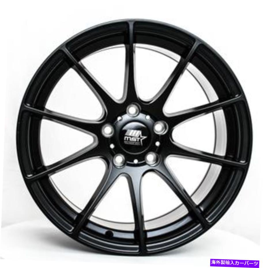ホイール　4本セット 18x9.5マットブラックホイールMST MT44 5x114.3 32（4のセット）73.1 18x9.5 Matte Black Wheels MST MT44 5x114.3 32 (Set of 4) 73.1