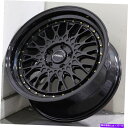 ホイール 4本セット 17x8.5ブラックホイールARC AR1 5x120 35(4のセット)73.1 17x8.5 Black Wheels ARC AR1...