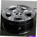 ホイール 4本セット 15x7ハイパーシルバーホイールビジョン147デイトナ5x114.3 6(4のセット)83 15x7 Hyper Silver Wheel...
