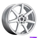 ホイール 4本セット 15x7 Raceline 131S EVO 4x100/4x108 40シルバーホイールリムセット(4)72.62 15x7 Raceline 131S Evo 4x100/4x108 40 Silver Wheels Rims Set(4) 72.62(2)