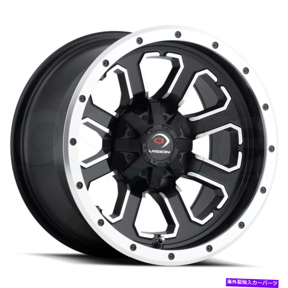 ۥ롡4ܥå 12x7 Vision ATV 548 Commander 4x136 2.5֥åùۥॻåȡ4110.5 12x7 Vision ATV 548 Commander 4x136 2.5 Black Machined Wheels Rims Set(4) 110.5