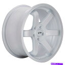 ホイール 4本セット 17x8 F1R F106 5x114.3 35ホワイトホイールリムセット(4) 17x8 F1R F106 5x114.3 35 White Wheels Rims Set(4)(2)