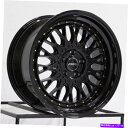 ホイール 4本セット 17x8.5/17x9.5 ARC AR1 5x114.3 35/35ブラックホイールリムセット(4)73.1 17x8.5/17x9.5...