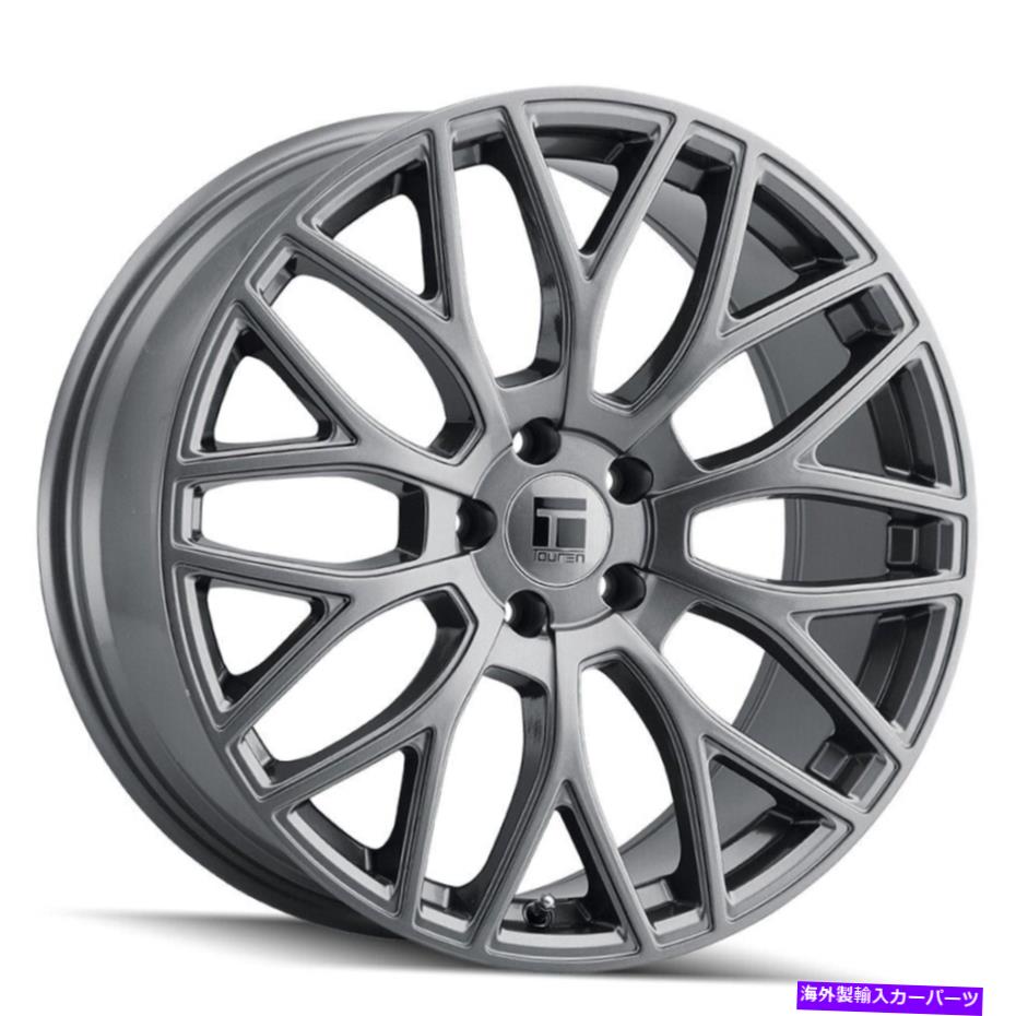 ホイール　4本セット 18x8 Touren 3276 TR76 5x120 35グラファイトホイールリムセット（4）74.1 18x8 Touren 3276 TR76 5x120 35 Graphite Wheels Rims Set(4) 74.1(2)