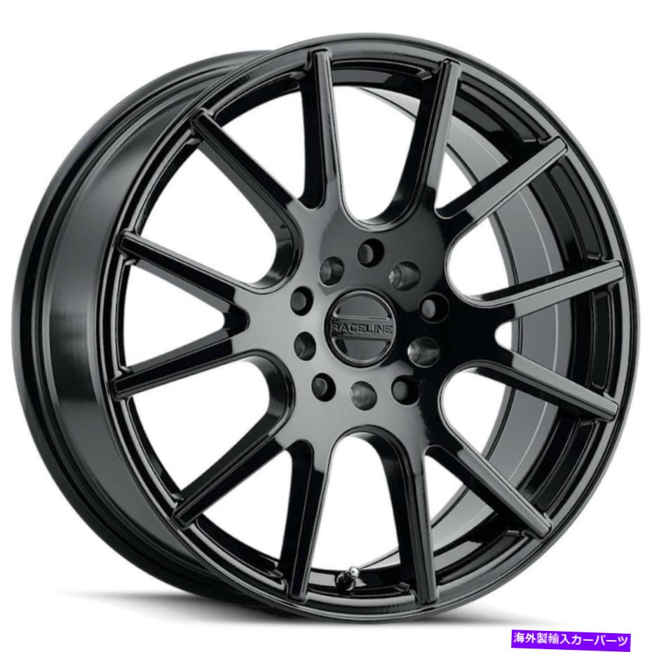 ホイール　4本セット 16x7 Raceline 147b Intake 5x110/5x115 40ブラックホイールリムセット（4）72.62 16x7 Raceline 147B Intake 5x110/5x115 40 Black Wheels Rims Set(4) 72.62