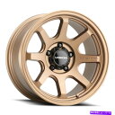 ホイール 4本セット 17x9ビジョン351フロー6x5.5/6x139.7 20ブロンズホイールリムセット(4)106.2 17x9 Vision 351 F...