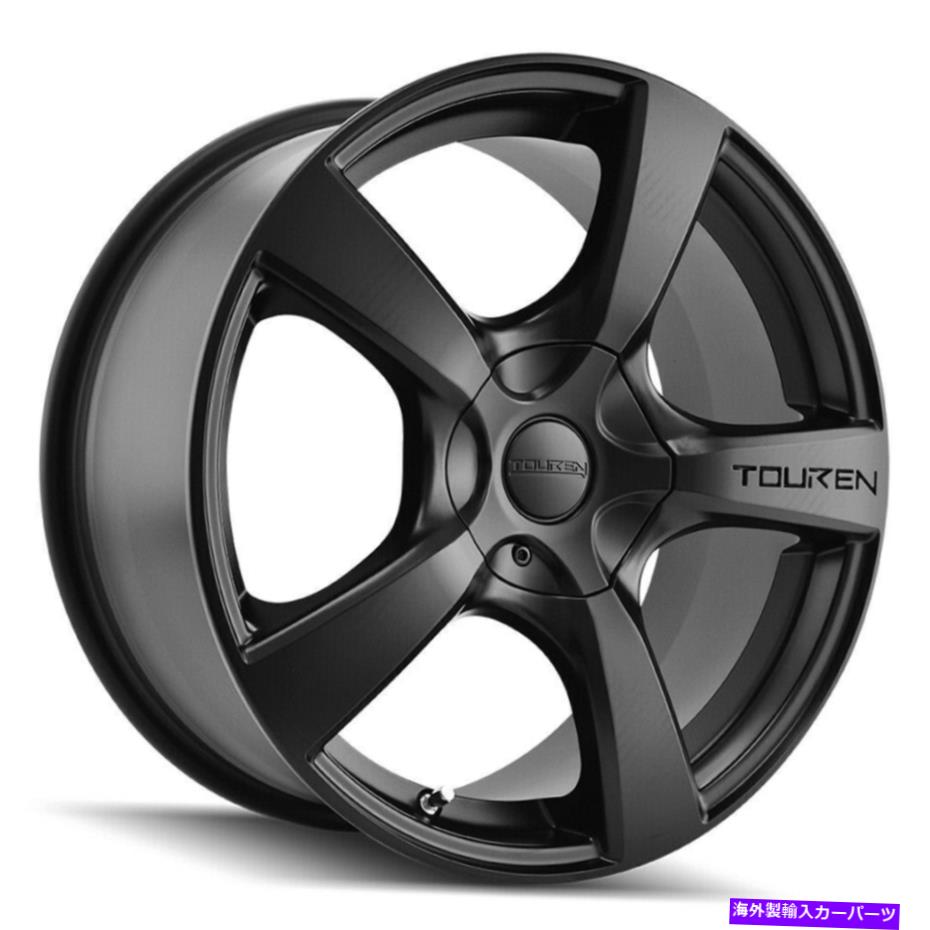 ホイール　4本セット 17x7 Touren 3190 TR9 4x100/4x114.3 42マットブラックホイールリムセット（4）67.1 17x7 Touren 3190 TR9 4x100/4x114.3 42 Matte Black Wheels Rims Set(4) 67.1