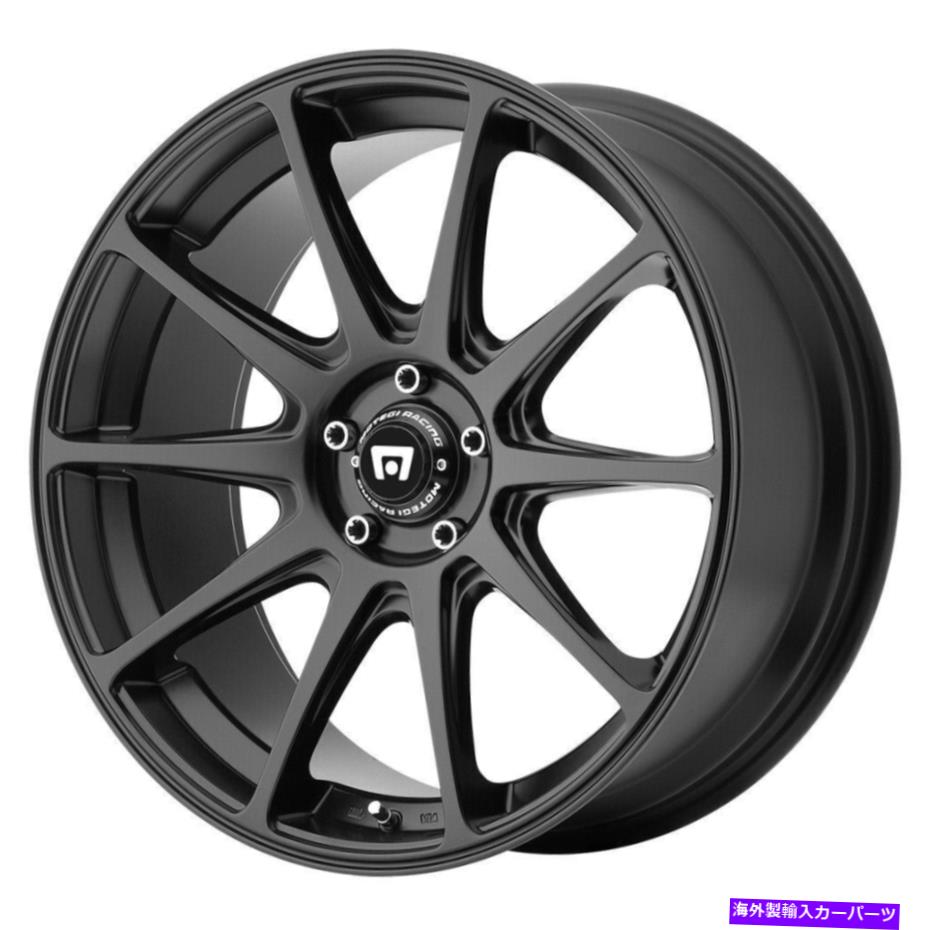 ホイール　4本セット 17x8 motegi mr127 cs10 5x120 38サテンブラックホイールリムセット（4）72.56 17x8 Motegi MR127 CS10 5x120 38 Satin Black Wheels Rims Set(4) 72.56