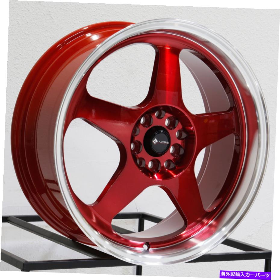 ホイール　4本セット 18x8 Vors SP1 5x100/5x114.3 35 Red Machine Lip Wheels Rims Set（4）73.1 18x8 Vors SP1 5x100/5x114.3 35 Red Machine Lip Wheels Rims Set(4) 73.1