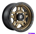 ホイール 4本セット 15x7 Fuel D583 ANZA 4+3 UTV 4x156 13ブロンズブラックリングホイールリムセット(4)132 15x7 F...