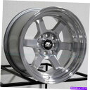 ホイール 4本セット 16x8 MSTタイム攻撃5x114.3 20銀機械加工ホイールリムセット(4)73.1 16x8 MST Time Attack 5x1...