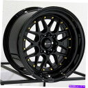 ホイール 4本セット 15x9 VORS VR7 4x100/4x114.3 0ブラックホイールリムセット(4)73.1 15x9 Vors VR7 4x100...