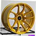 17x8 Vors TR4 5x114.3 35 Candy Gold Wheels Rims Set(4) 73.1カテゴリホイール　4本セット状態新品メーカー車種発送詳細全国一律 送料無料 （※北海道、沖縄、離島は省く）商品詳細輸入商品の為、英語表記となります。Condition: NewBrand: VorsManufacturer Part Number: TR04178051435SF/GoldRim Diameter: 17Rim Width: 8Quantity: 4Offset: 35Bolt Pattern: 5x114.3Color: Candy GoldWheel Material: AluminumHub Bore: 73.1 mmWheel Construction: One Piece CastBackspacing: 5.75 inModel: TR4Compatible Fastener Seat Type: Conical SeatManufacturer Warranty: 1 Year《ご注文前にご確認ください》■海外輸入品の為、NC・NRでお願い致します。■取り付け説明書は基本的に付属しておりません。お取付に関しましては専門の業者様とご相談お願いいたします。■通常2〜4週間でのお届けを予定をしておりますが、天候、通関、国際事情により輸送便の遅延が発生する可能性や、仕入・輸送費高騰や通関診査追加等による価格のご相談の可能性もございますことご了承いただいております。■海外メーカーの注文状況次第では在庫切れの場合もございます。その場合は弊社都合にてキャンセルとなります。■配送遅延、商品違い等によってお客様に追加料金が発生した場合や取付け時に必要な加工費や追加部品等の、商品代金以外の弊社へのご請求には一切応じかねます。■弊社は海外パーツの輸入販売業のため、製品のお取り付けや加工についてのサポートは行っておりません。専門店様と解決をお願いしております。■大型商品に関しましては、配送会社の規定により個人宅への配送が困難な場合がございます。その場合は、会社や倉庫、最寄りの営業所での受け取りをお願いする場合がございます。■輸入消費税が追加課税される場合もございます。その場合はお客様側で輸入業者へ輸入消費税のお支払いのご負担をお願いする場合がございます。■商品説明文中に英語にて”保証”関する記載があっても適応はされませんのでご了承ください。■海外倉庫から到着した製品を、再度国内で検品を行い、日本郵便または佐川急便にて発送となります。■初期不良の場合は商品到着後7日以内にご連絡下さいませ。■輸入商品のためイメージ違いやご注文間違い当のお客様都合ご返品はお断りをさせていただいておりますが、弊社条件を満たしている場合はご購入金額の30％の手数料を頂いた場合に限りご返品をお受けできる場合もございます。(ご注文と同時に商品のお取り寄せが開始するため)（30％の内訳は、海外返送費用・関税・消費全負担分となります）■USパーツの輸入代行も行っておりますので、ショップに掲載されていない商品でもお探しする事が可能です。お気軽にお問い合わせ下さいませ。[輸入お取り寄せ品においてのご返品制度・保証制度等、弊社販売条件ページに詳細の記載がございますのでご覧くださいませ]&nbsp;