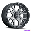 ホイール 4本セット 14x7 Vision ATV 545 Rocker 4x156 38グレーホイールリムセット(4)131.1 14x7 Vision A...