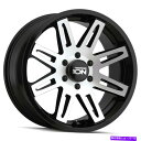 ホイール 4本セット 17x9イオン142 8x170 -12ブラック機械加工ホイールリムセット(4)130.8 17x9 Ion 142 8x170 -12 ...