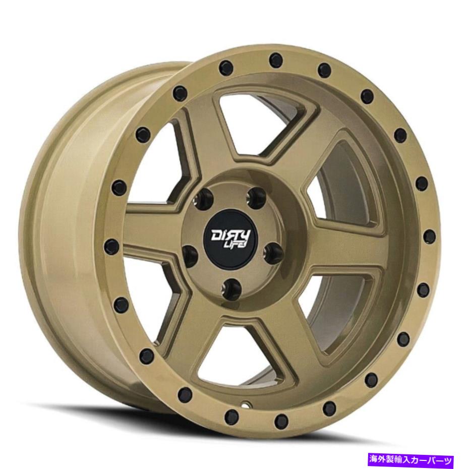 17x9 Dirty Life 9315 Compound 5x5/5x127 -12 Tan Wheels Rims Set(4) 78.1カテゴリホイール　4本セット状態新品メーカー車種発送詳細全国一律 送料無料 （※北海道、沖縄、離島は省く）商品詳細輸入商品の為、英語表記となります。Condition: NewBrand: Dirty LifeManufacturer Part Number: 9315-7973DS12Rim Diameter: 17Rim Width: 9Quantity: 4Offset: -12Bolt Pattern: 5x127Color: TanWheel Material: AluminumHub Bore: 78.1 mmWheel Construction: One Piece CastModel: 9315 CompoundCompatible Fastener Seat Type: Conical SeatManufacturer Warranty: 1 YearUPC: 729419175344《ご注文前にご確認ください》■海外輸入品の為、NC・NRでお願い致します。■取り付け説明書は基本的に付属しておりません。お取付に関しましては専門の業者様とご相談お願いいたします。■通常2〜4週間でのお届けを予定をしておりますが、天候、通関、国際事情により輸送便の遅延が発生する可能性や、仕入・輸送費高騰や通関診査追加等による価格のご相談の可能性もございますことご了承いただいております。■海外メーカーの注文状況次第では在庫切れの場合もございます。その場合は弊社都合にてキャンセルとなります。■配送遅延、商品違い等によってお客様に追加料金が発生した場合や取付け時に必要な加工費や追加部品等の、商品代金以外の弊社へのご請求には一切応じかねます。■弊社は海外パーツの輸入販売業のため、製品のお取り付けや加工についてのサポートは行っておりません。専門店様と解決をお願いしております。■大型商品に関しましては、配送会社の規定により個人宅への配送が困難な場合がございます。その場合は、会社や倉庫、最寄りの営業所での受け取りをお願いする場合がございます。■輸入消費税が追加課税される場合もございます。その場合はお客様側で輸入業者へ輸入消費税のお支払いのご負担をお願いする場合がございます。■商品説明文中に英語にて”保証”関する記載があっても適応はされませんのでご了承ください。■海外倉庫から到着した製品を、再度国内で検品を行い、日本郵便または佐川急便にて発送となります。■初期不良の場合は商品到着後7日以内にご連絡下さいませ。■輸入商品のためイメージ違いやご注文間違い当のお客様都合ご返品はお断りをさせていただいておりますが、弊社条件を満たしている場合はご購入金額の30％の手数料を頂いた場合に限りご返品をお受けできる場合もございます。(ご注文と同時に商品のお取り寄せが開始するため)（30％の内訳は、海外返送費用・関税・消費全負担分となります）■USパーツの輸入代行も行っておりますので、ショップに掲載されていない商品でもお探しする事が可能です。お気軽にお問い合わせ下さいませ。[輸入お取り寄せ品においてのご返品制度・保証制度等、弊社販売条件ページに詳細の記載がございますのでご覧くださいませ]&nbsp;